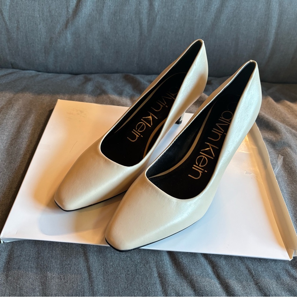 Calvin Klein Women's Beige Heels